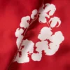 Durag con ghirlanda in Cotton Wreath rosso