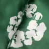 Durag verde con Cotton Wreath in cotone