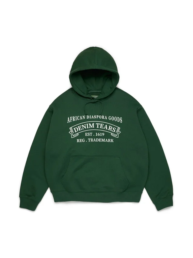 Felpa con cappuccio ADG verde