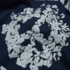 Felpa con cappuccio e zip a pannelli Denim U blu navy