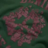 Felpa con cappuccio e zip a pannelli Denim U verde