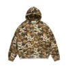 Felpa con cappuccio e zip con stampa floreale Libertas