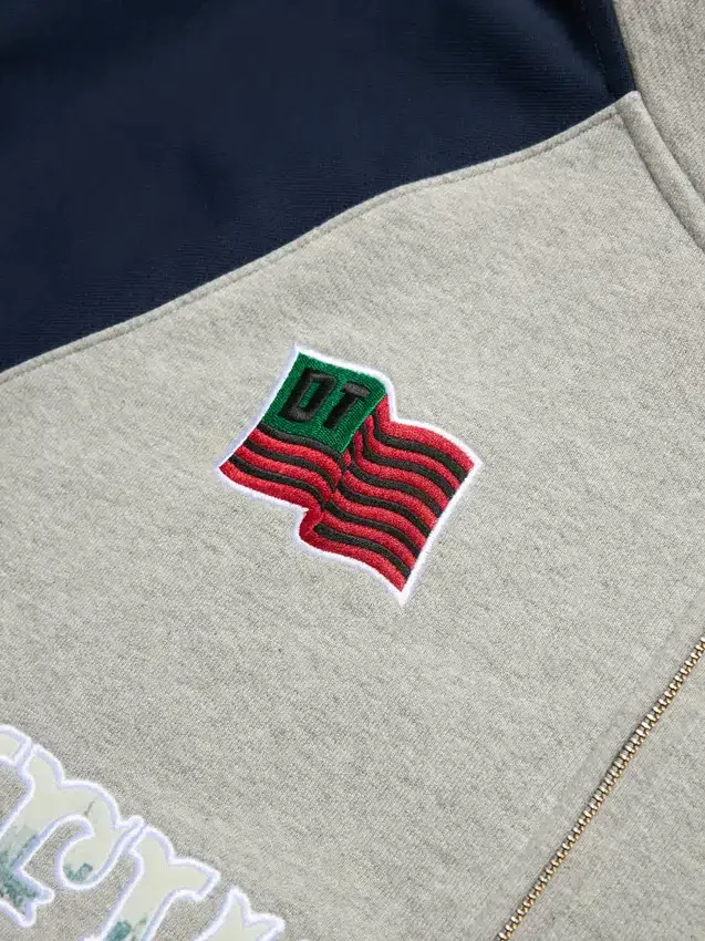 Felpa con cappuccio e zip Libertas Rugby