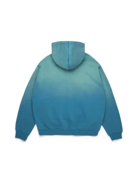 Felpa con cappuccio e zip “Peace Wreath Knockout” blu