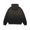 Felpa con cappuccio e zip "Peace Wreath Knockout" nera