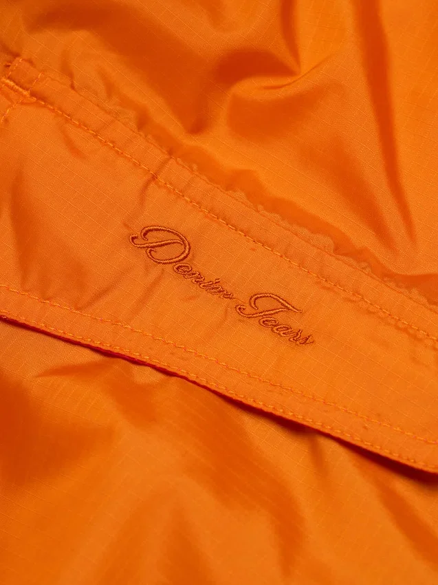 Giacca a vento Script arancione