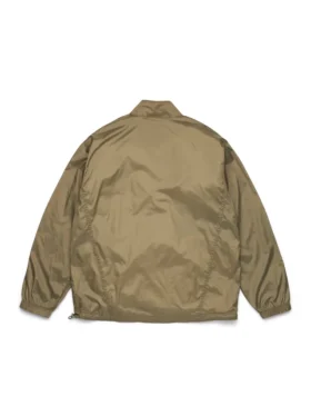 Giacca a vento Script, verde oliva