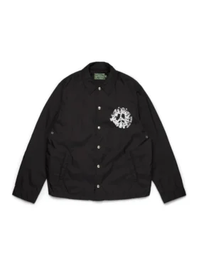Giacca da allenatore Peace Wreath nera