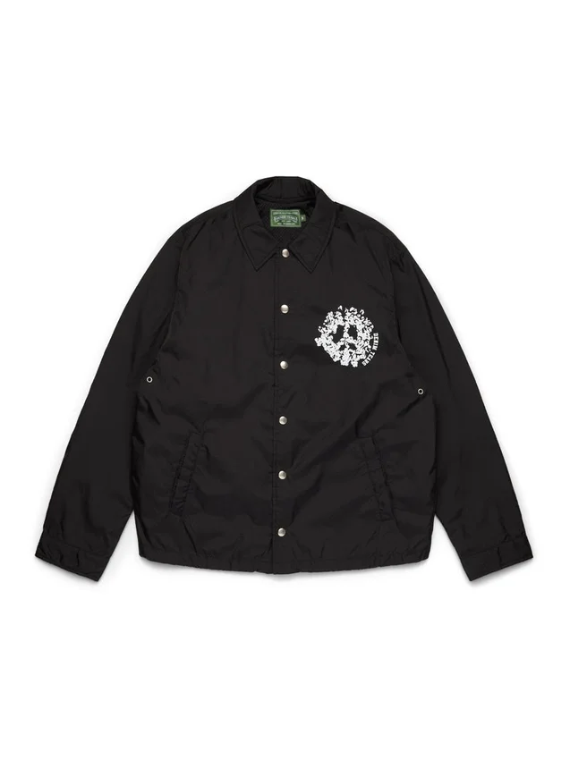 Giacca da allenatore Peace Wreath nera