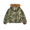 Giacca da lavoro con cappuccio Birch Camo, mimetica verde