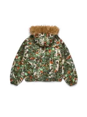 Giacca da lavoro con cappuccio Birch Camo, mimetica verde