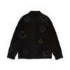 Giacca da saldatore in pelle scamosciata con Cotton Wreath, nera