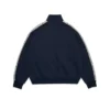 Giacca da tuta in pile con strass Denim U, blu navy