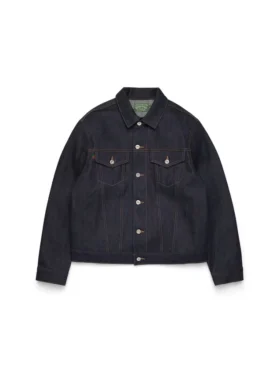 Giacca in denim con cimosa