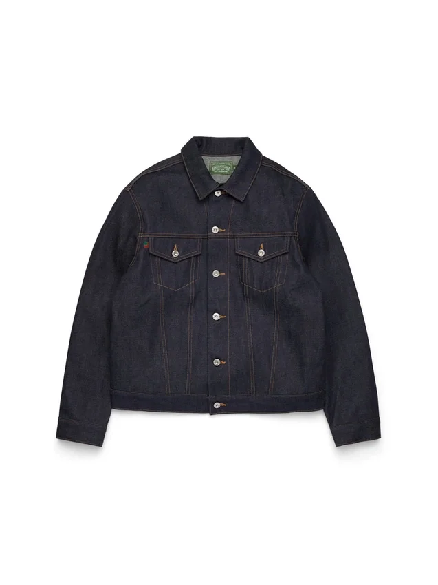 Giacca in denim con cimosa