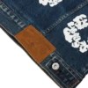 Giacca in Denim con motivo Cotton Wreath, lavaggio scuro