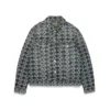 Giacca in Denim con motivo "Wreath" jacquard