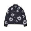 Giacca in Denim "Cotton Wreath" con borchie e cimosa