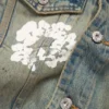Giacca in Denim “Cotton Wreath” con lavaggio sporco