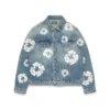 Giacca in Denim "Cotton Wreath" lavaggio chiaro