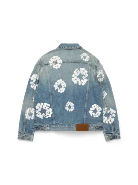 Giacca in Denim “Cotton Wreath” lavaggio chiaro