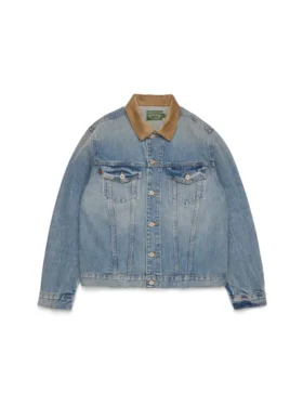 Giacca in Denim “Flag” con lavaggio chiaro