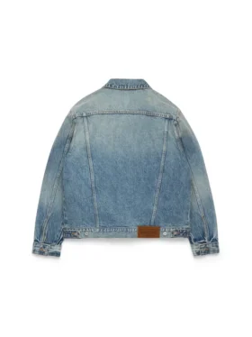 Giacca in Denim lavaggio chiaro