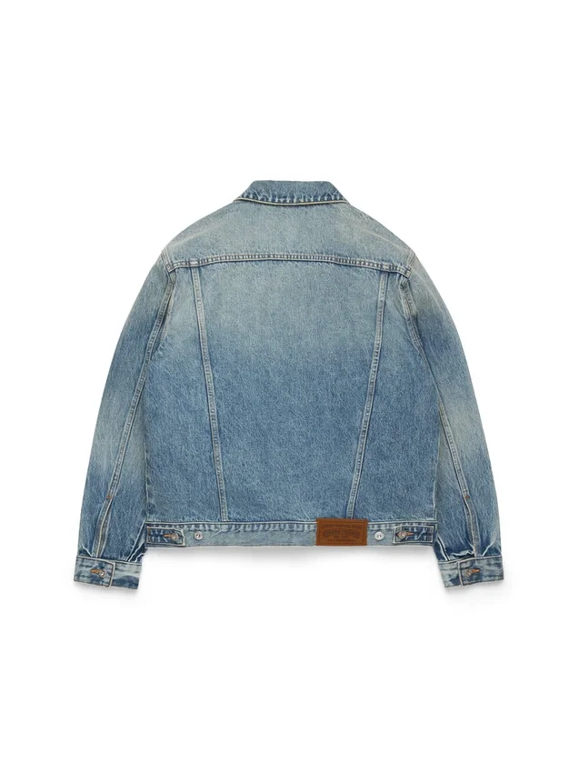 Giacca in Denim lavaggio chiaro