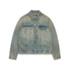 Giacca in Denim lavaggio sporco