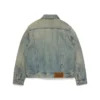 Giacca in Denim lavaggio sporco