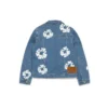 Giacca in Denim per bambini con motivo "Cotton Wreath", indaco chiaro
