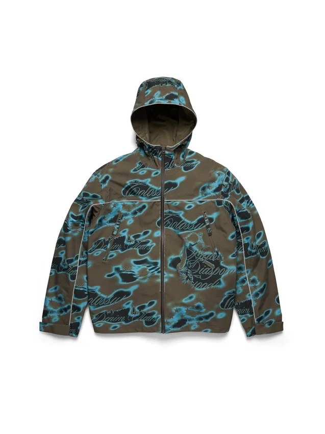Giacca shell con cuciture nastrate Cloud Camo