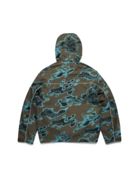 Giacca shell con cuciture nastrate Cloud Camo