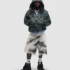 Giacca shell con cuciture nastrate Cloud Camo