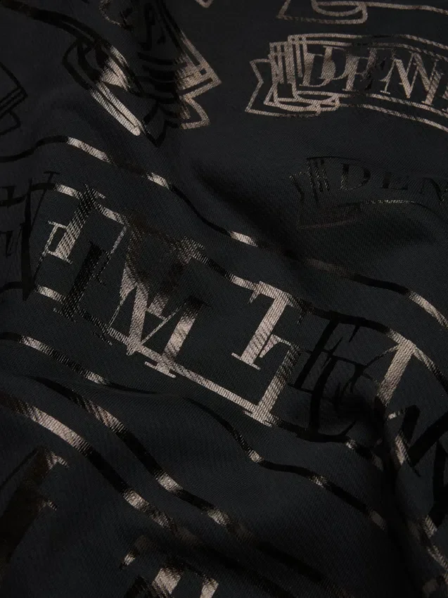 Maglia a girocollo ADG con stampa banner, nera