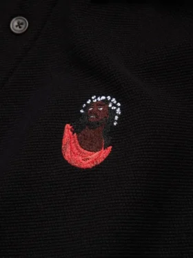Maglia polo “Biblical” nera