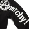 Maglietta a maniche lunghe Anarchy Wreath, nera