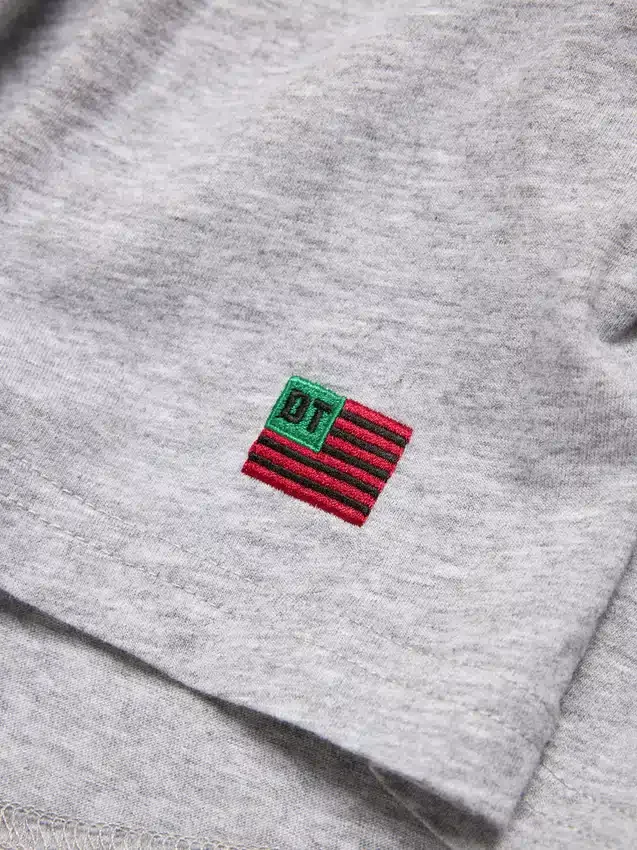 Maglietta a maniche lunghe DT Flag, confezione da 3, grigio
