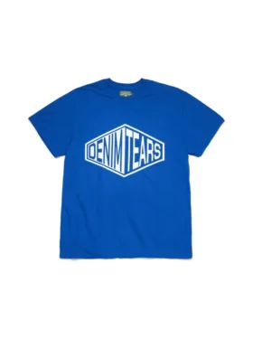 Maglietta con logo 3D Box blu