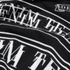 Maglietta con stampa banner ADG nera