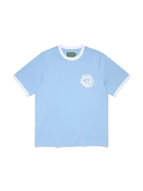 Maglietta Denim U Ringer azzurra