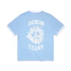 Maglietta Denim U Ringer azzurra
