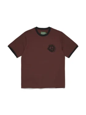 Maglietta Denim U Ringer Marrone