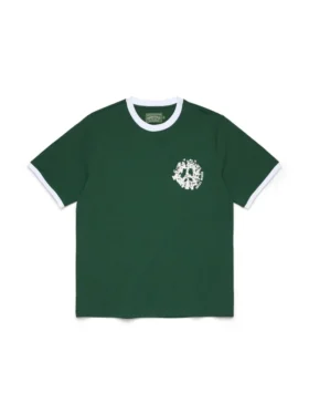 Maglietta Denim U Ringer verde