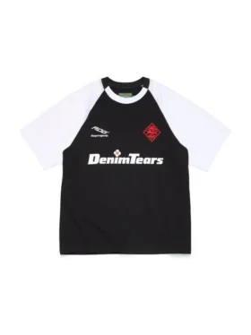 Maglietta DT Football Raglan nera