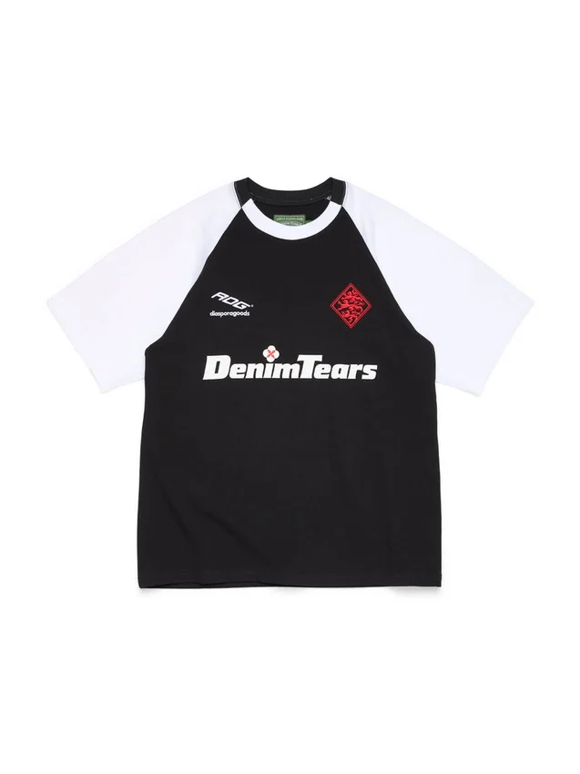 Maglietta DT Football Raglan nera