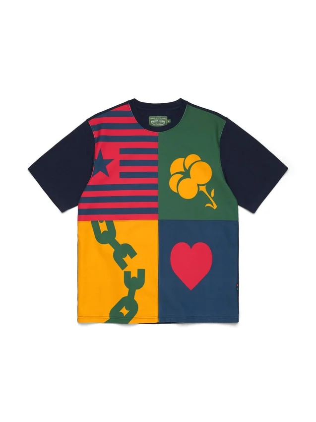 Maglietta Libertas Crest multicolore