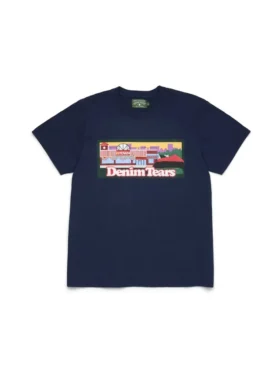 Maglietta Liberty Rock Skyline blu navy