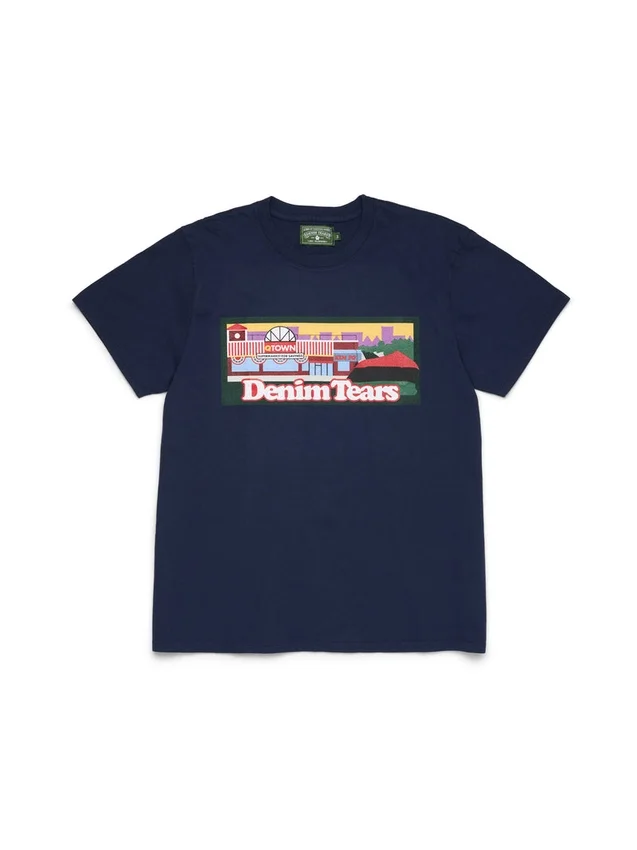 Maglietta Liberty Rock Skyline blu navy