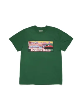 Maglietta Liberty Rock Skyline verde